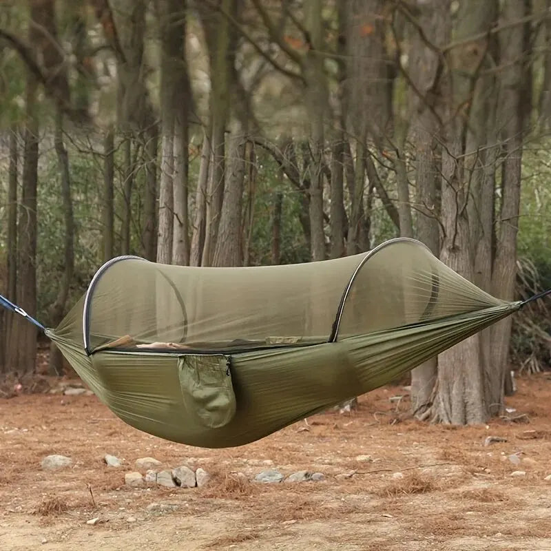 Automatic Hammock Swing with Mosquito Net